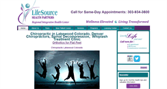 Desktop Screenshot of lifesourcehp.com