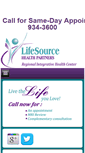 Mobile Screenshot of lifesourcehp.com